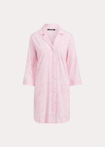 Ralph Lauren Cotton Pajamas Skjorter Dame Danmark (RAOVB5710)